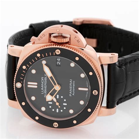 panerai submersible pam 00024|Panerai submersible 42mm rose gold.